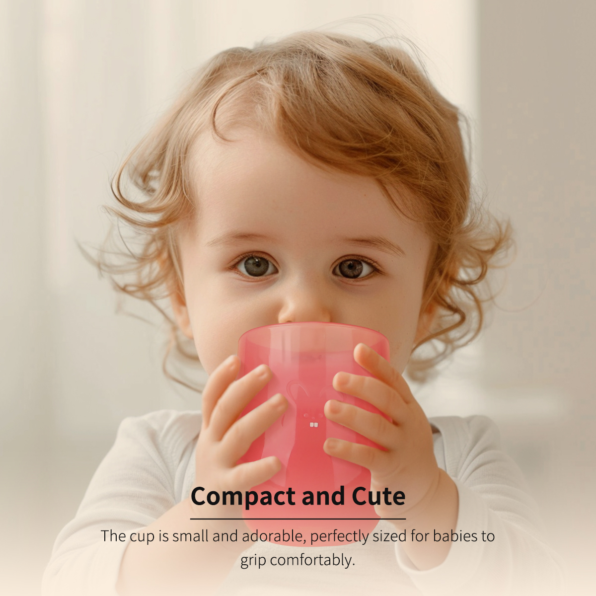 KUHU SILICONE Drinking Training Cup for Baby and Toddler - Open Cups for Babies - BPA-Free and Easy to Clean