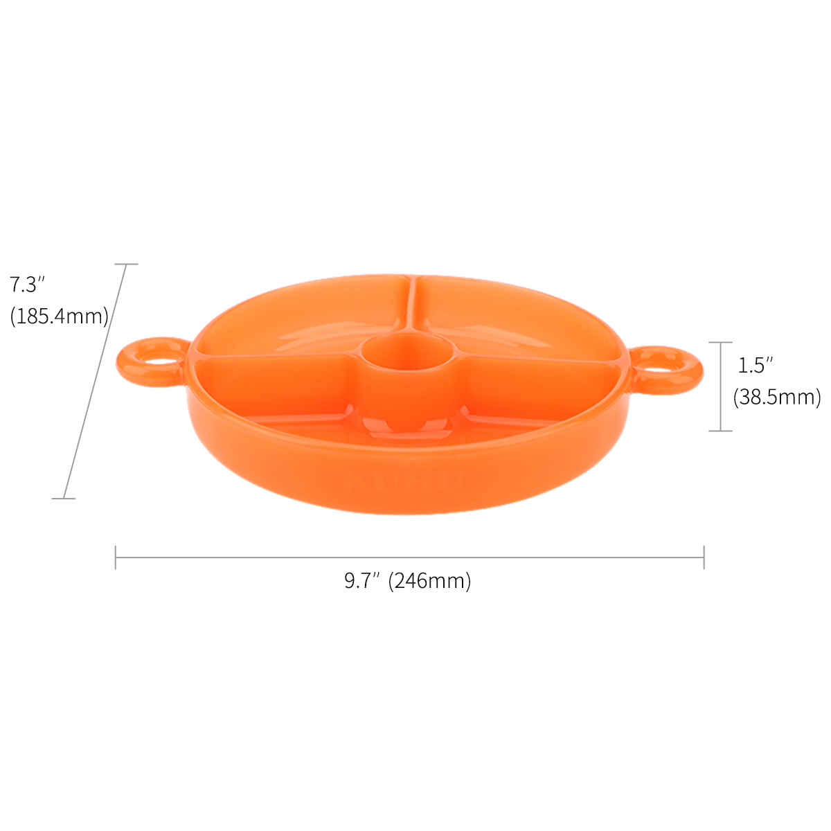 KUHU Mess-Free Feeding silicone baby plates for Babies & Toddlers - Handles, Suction Base, Perfect for Boys & Girls, silicone baby plates with suction